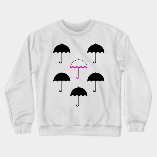 Umbrellas #2 Crewneck Sweatshirt by byebyesally